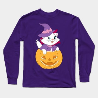 Halloween Cat Long Sleeve T-Shirt